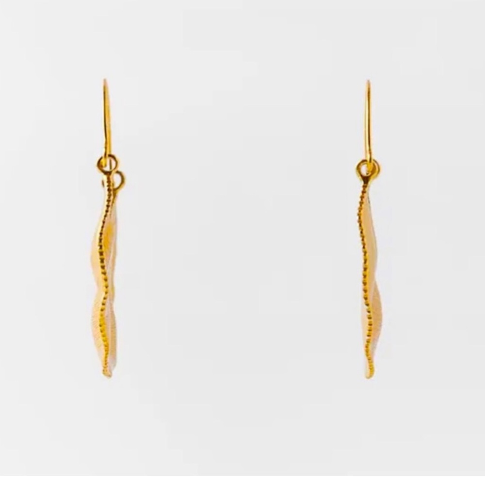 ✨3for$38  New Zara Textured Semicircle Hoop Earrings - Picture 11 of 16